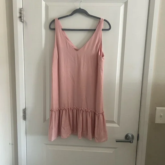 Amanda Uprichard Soft Pink Chiffon Blouse - Picture 4 of 8